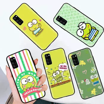 Черный чехол для Samsung Note 20 Lite S24 Ultra S23 A03 A05 A06 A11 A71 A15 A16 A13 A24 A25 A33 A52 A53 A50 M55 M35 Plus L-23 Frog Keroppi Samsung A10 пламенный