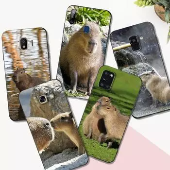 Черный чехол из ТПУ для Samsung Galaxy A3 A5 A7 2016 2017 2018 чехол Capybara Samsung A3 2016