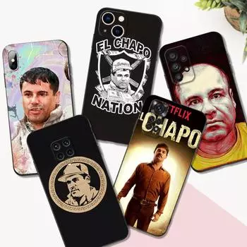 Черный чехол из ТПУ для Samsung Galaxy M53 M13 M62 A12 A22 A32 A42 A52 A72 4g 5g A20S задняя крышка El Chapo Samsung M13