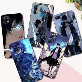 Черный чехол Tpu для Realme 2 3 3i 5i 5s 6s 7i 6 7 8 8i pro 4g 5g чехол solo leveling Sung-Jin-Woo Realme 2