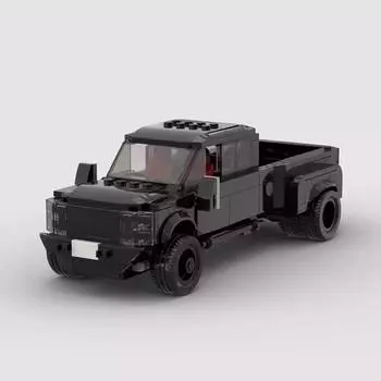 Черный F450 Heavy Duty Supercar Сборка Сшивание Строительный Блок Модель 405 Части Детский День Рождения Строительный Блок Игрушки Подарки