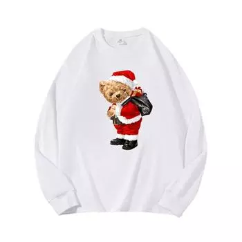 Черный карманный медведь осенняя одежда с длинными рукавами из чистого хлопка новый мужской и женский топ, весенний внутренний слой, базовая рубашка, круглая горловина футболка с длинными рукавами M коричневый