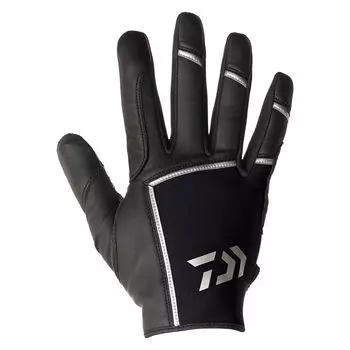 Черный L [Daiwa] Одежда/Перчатки DG-7124W чёрный