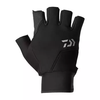 Черный M [Daiwa] Одежда/Перчатки DG-7824W чёрный