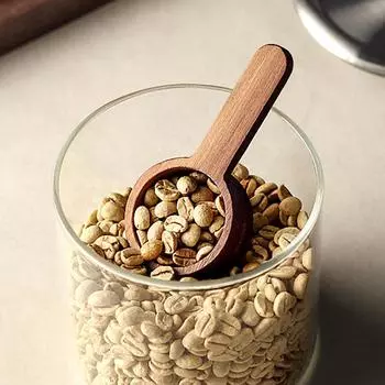 Черный орех Кофейная ложка Деревянная мерная ложка для кофе Совок для кофейных зерен Сахарная ложка для специй Кухонные измерительные инструменты