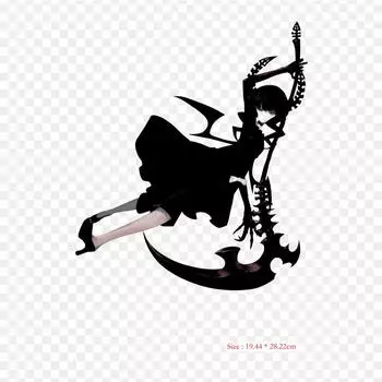 Черный стрелок Dead Master обои для рабочего стола термопереносная печать виниловые нашивки наклейки для одежды DIY аппликации моющиеся нашивки