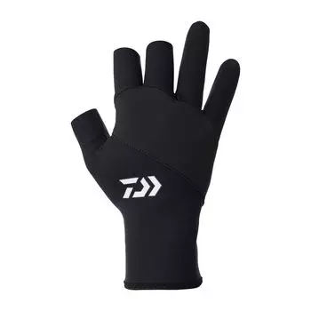 Черный XL [Daiwa] Одежда/Перчатки DG-7624W чёрный