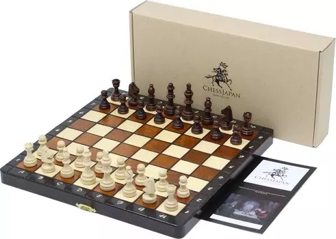 ChessJapan Шахматы Премиум Магнитные 28см Деревянные Магнитного Типа