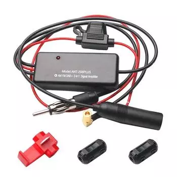 CHEYOULE ANT-208PLUS Автомобильный радиоприемник FM AM DAB Антенна 3 в 1 Усилитель сигнала ANT-208PLUS