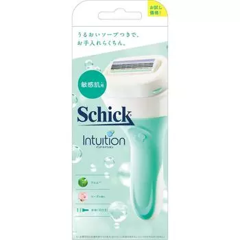 CHIC JAPAN CHIC INTITION ДЕРЖАТЕЛЬ ДЛЯ ЧУВСТВИТЕЛЬНОЙ КОЖИ С ПРОБНЫМ ЛЕЗВИЕМ