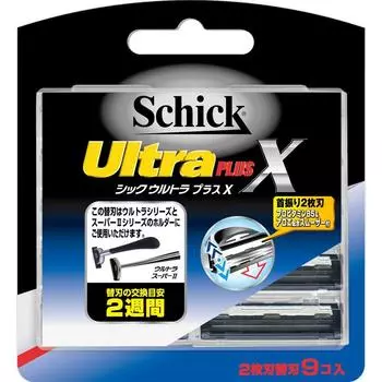 Chic Ultra Thick Diaphone Thick Ultra Plus X сменные лезвия, упаковка из 9 шт.