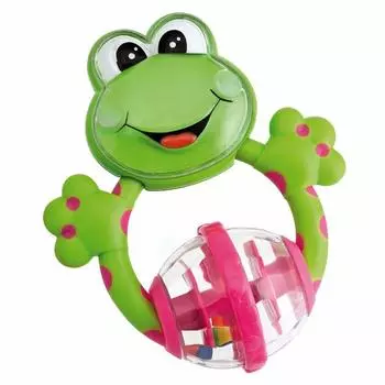 CHICCO Fun Teething 00 071697 000 000 Rattle-Frog