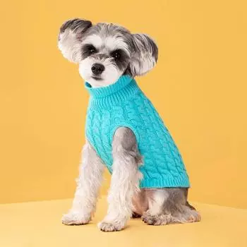Chihuahua Costumes Wool Winter Dog Sweaters Soft Comfortable Dog Knitting Sweaters Candy Color Warm Cat Sweater Vest Winter XS вино красного