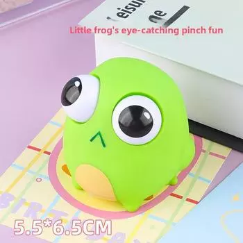 Children Frog Compression Toy Made Pvc Sensory Stimulation Interaction Parent