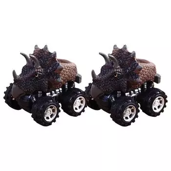 Children s Day Gift Toy Dinosaur Model Toy Car Back Of The Car Gift 2PCS