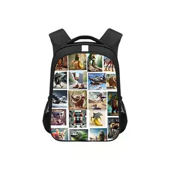 Children s Kindergarten Backpack, Elementary School Student Fashion Backpack, Cartoon Spine Backpack To Reduce Burden One Size