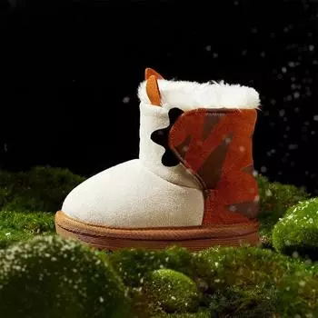 Children s Snow Boots Winter New Versatile Warm Cotton Boots for Boys and Girls Winter Shoes Waterproof Short Boots 160