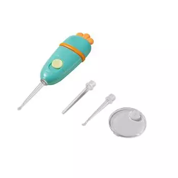 Children s Special Luminous Ear Spoon, With Light Baby Baby Ear Cleaning Soft Head Spoon One Size зелёный