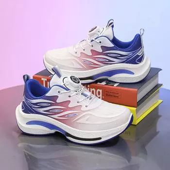 Children s sports shoes breathable mesh summer new running shoes boys trend non-slip lightweight classmates cross Shoes 32