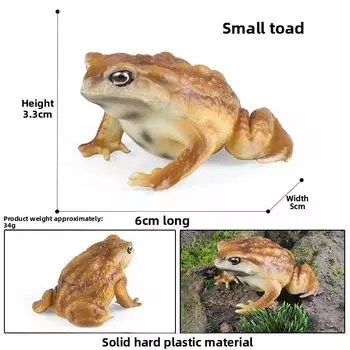 Childrens Animal Frog Plastic Model Toy For Educational Play Gift Collectors StyleC
