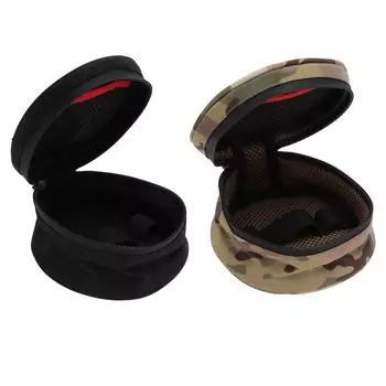 China Storage Container Nylon Polyester Closure Compact Portable Plate Storage Case for Famil Black