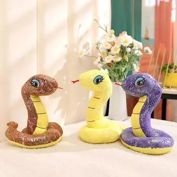 Chinese New Year Decoration Year of Snake Plush Toys Chinese Spring Festival Supplies Bag Hanging Pendants Sofa Desktop Decor
