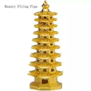 Chinese style zinc alloy Buddha s tool, Amitabha Buddha s small pagoda, pharmacist Buddha s herb ornament feng shui Buddhism