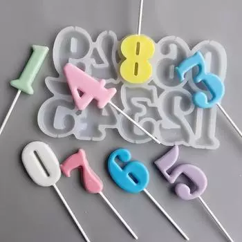 Числовая форма для моделирования DIY леденец силиконовая форма шоколадные конфеты форма различные формы инструмент для украшения торта на день рождения форма для выпечки