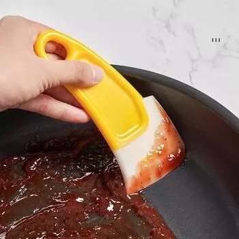 Чистящая силиконовая лопаточка, кухонный скребок, мягкое лезвие, скребок, щетка, грязная кастрюля, кастрюля, инструменты для чистки посуды, силиконовая кухонная утварь