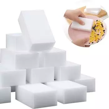 Чистящее средство Magic Melamine Sponge Cleaner — высокоплотное многоцелевое чистящее средство 10-pack белый