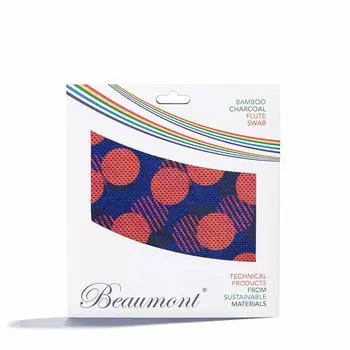Чистящий тампон Beaumont для флейты Color & Design: Персиковый Деко