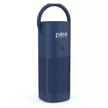 Чистый обогащенный мини-портативный очиститель воздуха PureZone True HEPA-фильтр для очистки воздуха, помогающий избавиться от аллергии, идеально подходит для использования - Relief/Smoke -