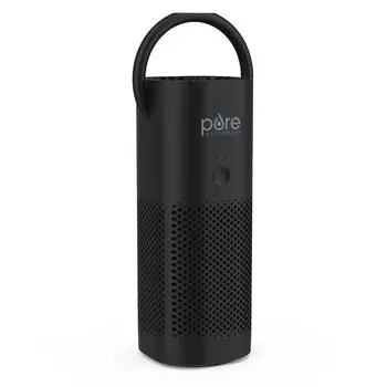 Чистый обогащенный мини-портативный очиститель воздуха PureZone True HEPA-фильтр для очистки воздуха, помогающий избавиться от аллергии, идеально подходит для использования - Relief/Smoke -