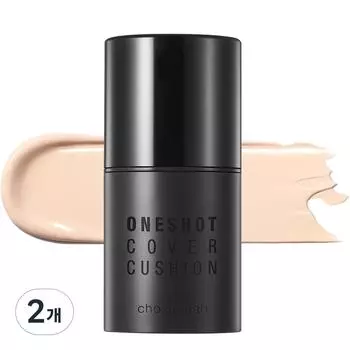 Тональная основа Cho Sungah TM One Shot Cover Foundation SPF50+ PA++++ 30 мл, 01 Светло-бежевый, 2 шт.