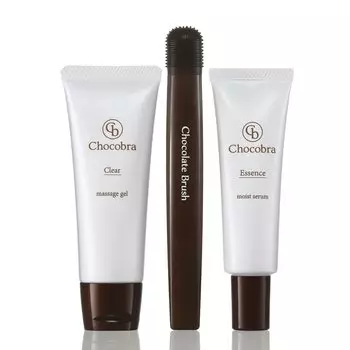 Chocobra Специальный набор для ухода за порами Blackheads Corner Plug Strawberry Nose набор для массажа C (3-компонентный гель/щеточка для очищения пор/витаминная сыворотка)