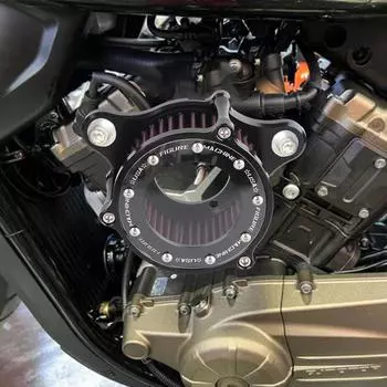 ЧПУ пластина для Harley XL883/1200 X48 алюминиевый сплав система впускного фильтра комплект воздушный фильтр мотоцикла с высоким расходом чёрный