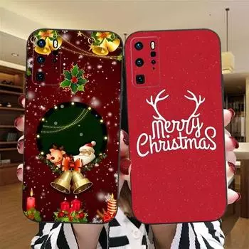 Christmas Gift Snowflake Santa Phone Case For OPPO Reno 6 Pro 7 Find X3 Neo A55 X5 A54 A16 A57 K9 K9S A92 A93 A74 A94 Back Cover OPPOA16