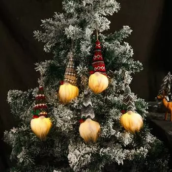 Christmas Gnome Elf Gnome with Led Light Christmas Tree Pendant Decor New Year Kids Gift Christmas Home Decor Navidad 2025
