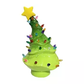 Christmas Happy Atmosphere Glow Christmas Tree Tabletop Ornament Night Light, LLED Light Christmas Day Atmosphere Decoration. One Size