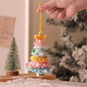 Christmas Plush Car Hangers, Christmas Tree, Woolen Knitted Gifts, And Multiple Spaces Available One Size