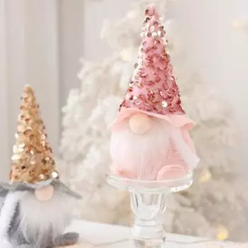 Christmas Santa Faceless Doll Sequin Hat Gnome Christmas Decorations For Home Ornament Xmas Gifts Navidad Noel New Year Party
