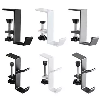Christmas Stocking Holders Adjustable Mantle Stocking Hangers for Fireplace Single Hook Black