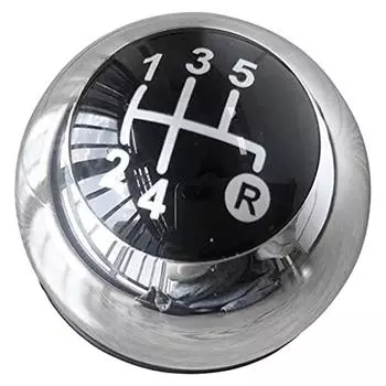 Chrome Black Gear Shift Knob Head Compatible with For Fiat 500 from 2012 to 2018 Perfect Replacement for Old Knobs CHINA
