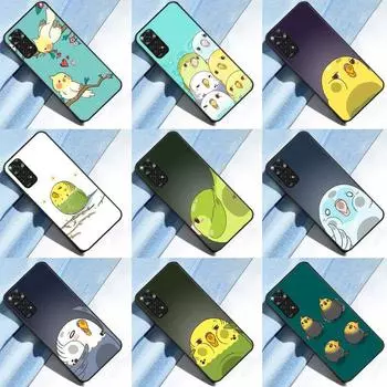 Chubby Cockatiels Parrotlets Case For Xiaomi Redmi Note 11 10 9 7 8 Pro 8T 9S 10S 11S Redmi 10C 9C 9A 10 9 Back Cover Redmi 9