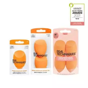 Чудо-спонж для лица Real Techniques (3 типа, выберите 1) 1 Miracle Sponge