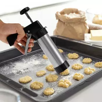 Churro Maker Machine Stainless Steel Churro Gun Kit Multifunctional Churro Filler Kit DIY Cookie Maker Machine Household Churro