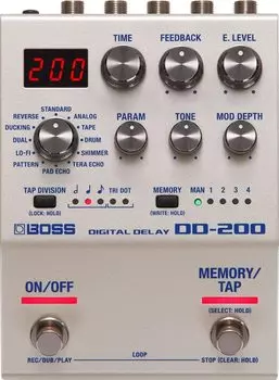 ЦИФРОВАЯ ЗАДЕРЖКА Задержка BOSS/DD-200 белый