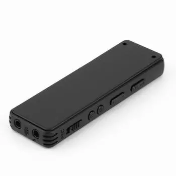 Цифровой диктофон, активируемый голосом, шумоподавление, запись MP3-плеера, 10 часов No memory card чёрный