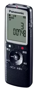 Цифровой диктофон Panasonic черный RR-QR210-K