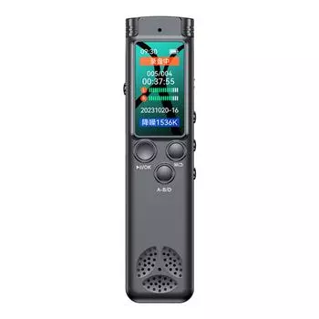 Цифровой диктофон Профессиональный HD Шумоподавление MP3 WAV Аудиоплеер One Click Sound